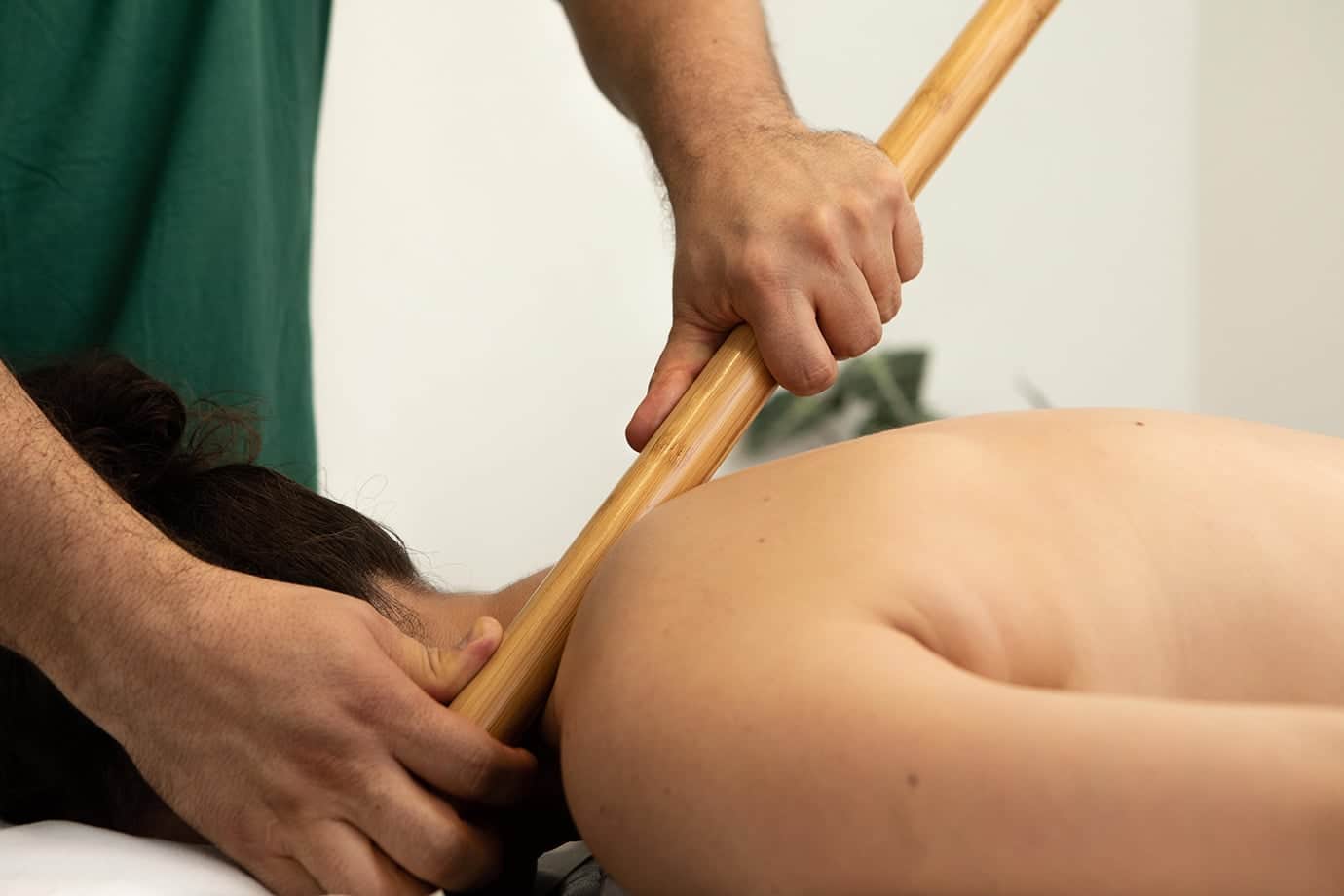 Faszien-Bambus-Massage