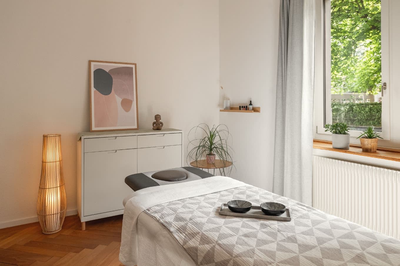 Heart-Wellnesslounge-Behandlungsraum